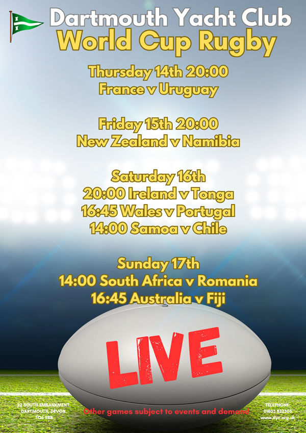 LIVE World Cup Rugby Coming Soon 210 297mm